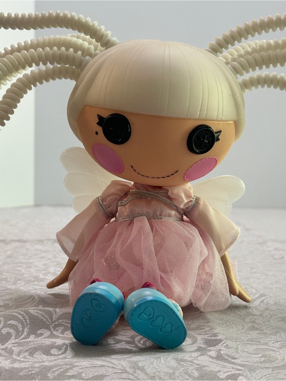 Lalaloopsy Silly Hair Cloud E Sky 13" Doll 2009 MGA Pink Dress Wings Vintage Toy